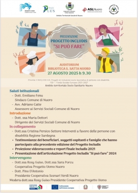 INCLUDIS - Progetto Uomo Nuoro